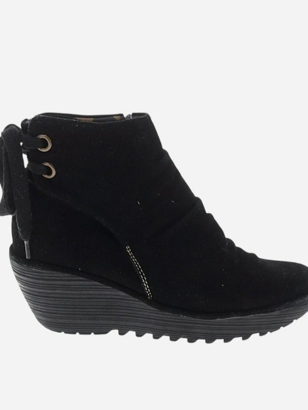 FLY London Black Suede Boot